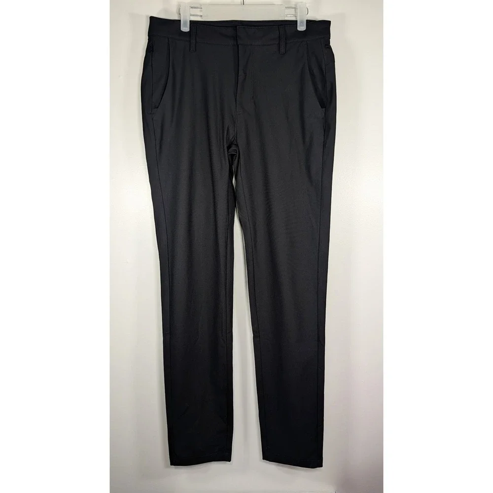 Fabletics The Only Pant Mens 32x34 Black Performance Golf Chino PT2459436-0001
